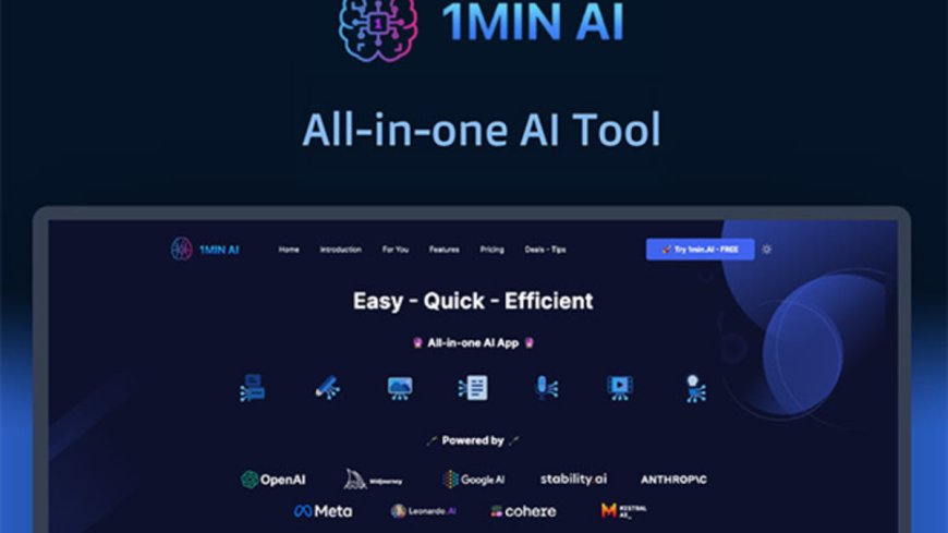 AI that gets it done in 60 seconds or less — lifetime access on sale for $40